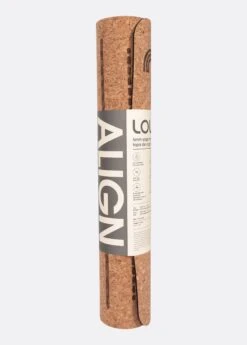 LOLE Yoga Mat Cork Alignment - Natural