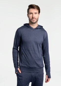 LOLE Riley Pullover Hoodie - Navy