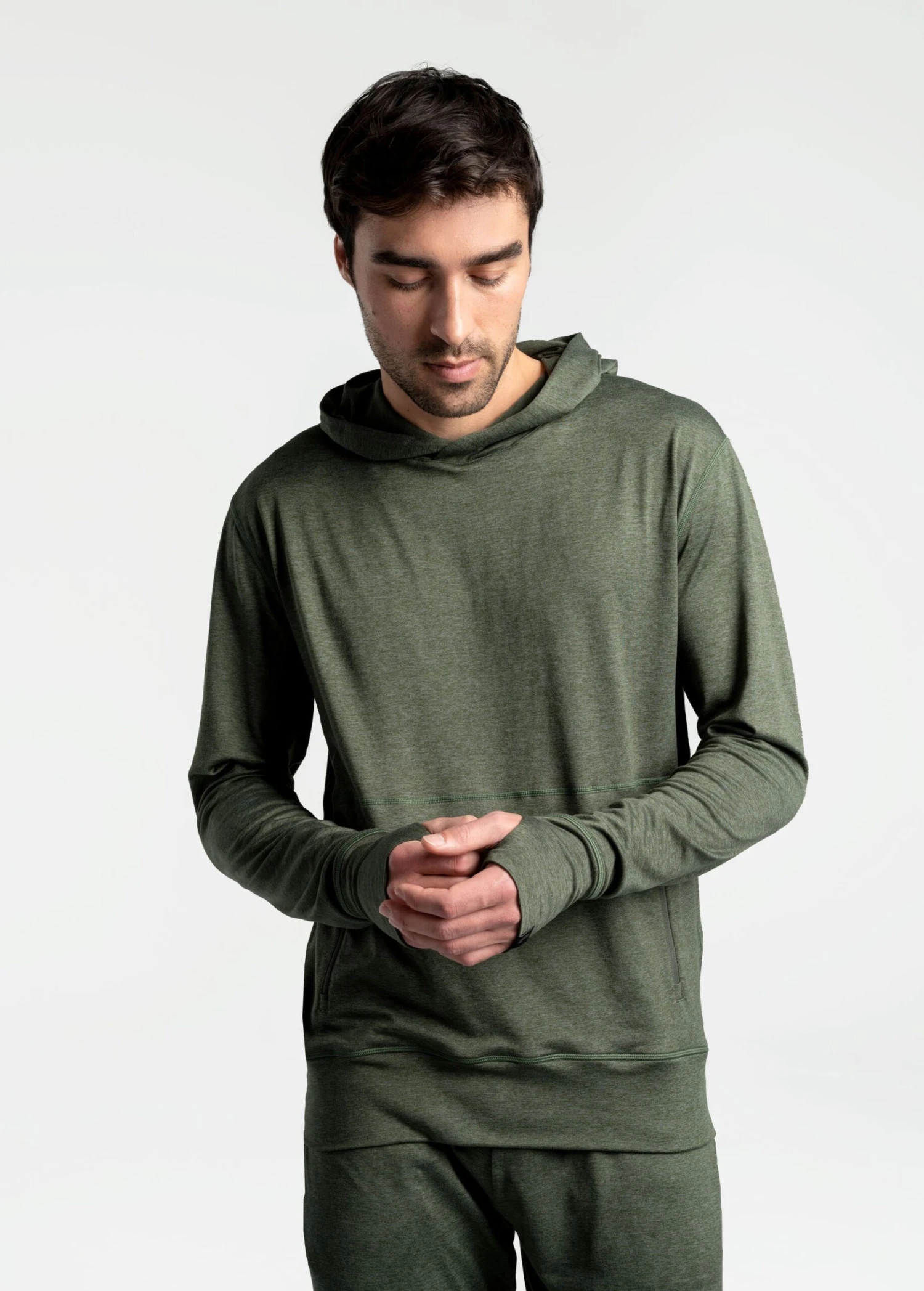 LOLE Riley Pullover Hoodie - Kombu 1 LOLE Riley Pullover Hoodie - Kombu