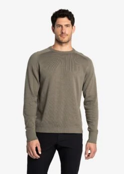 LOLE On Repeat Organic Cotton Sweater - Desert Green