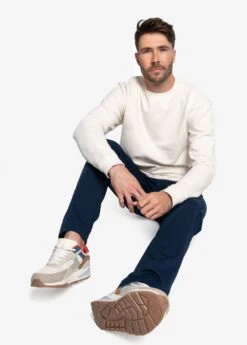 LOLE Easy Crew Neck Pullover - Cream 9 LOLE Easy Crew Neck Pullover - Cream -Lole Fashion Shop LSM0199 W441 5 1900x