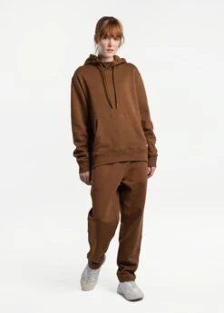 LOLE Essential Organic Cotton Hoodie - Black Walnut -Lole Fashion Shop LSU0001 C207 4 1900x