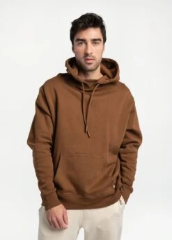 LOLE Essential Organic Cotton Hoodie - Black Walnut -Lole Fashion Shop LSU0001 C207 7 1900x
