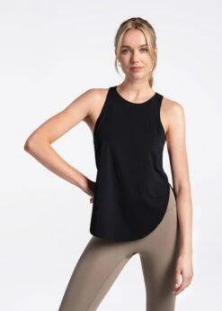 LOLE Performance Wool Tank Top - Black