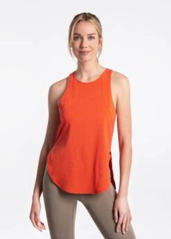 LOLE Performance Wool Tank Top - Paprika