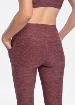 LOLE Half Moon Leggings - Plum Heather -Lole Fashion Shop LSW4235 P710 5 1900x