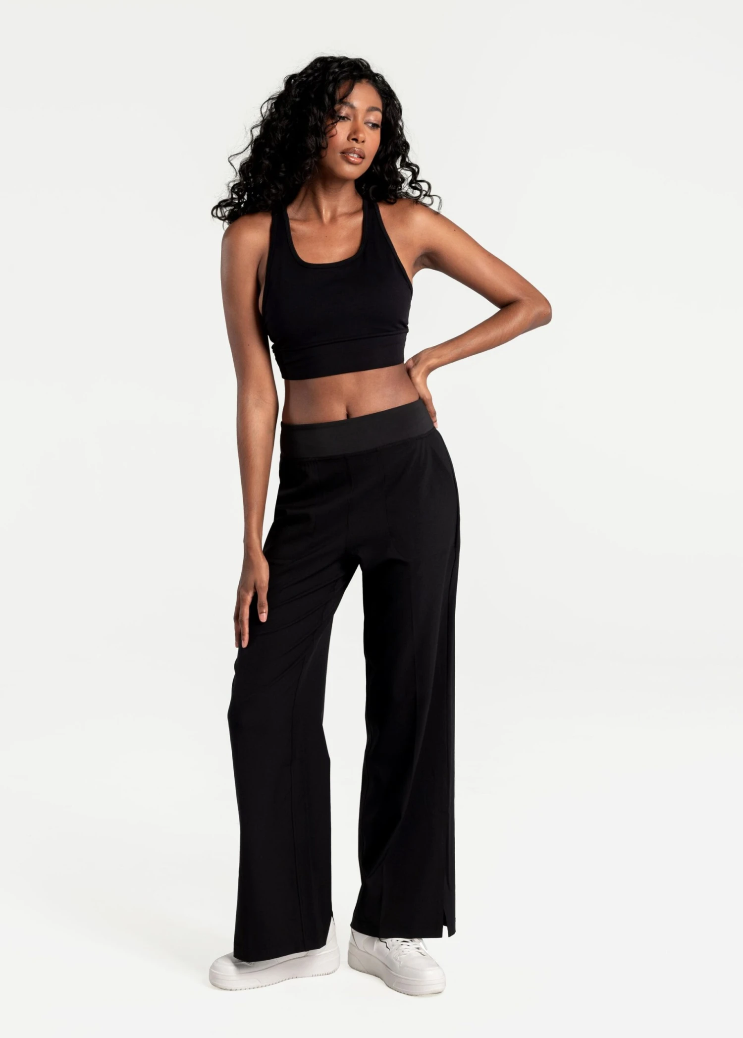 LOLE Connect Wide Leg Pants - Black 1 LOLE Connect Wide Leg Pants - Black