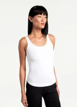 LOLE Organic Cotton Tank Top - White
