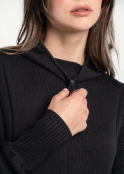 LOLE Vanier Funnel-neck Pullover Sweater - Black -Lole Fashion Shop LSW4289 N415 7 1900x