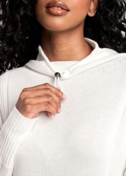 LOLE Vanier Funnel-neck Pullover Sweater - Gardenia -Lole Fashion Shop LSW4289 W432 7 1900x