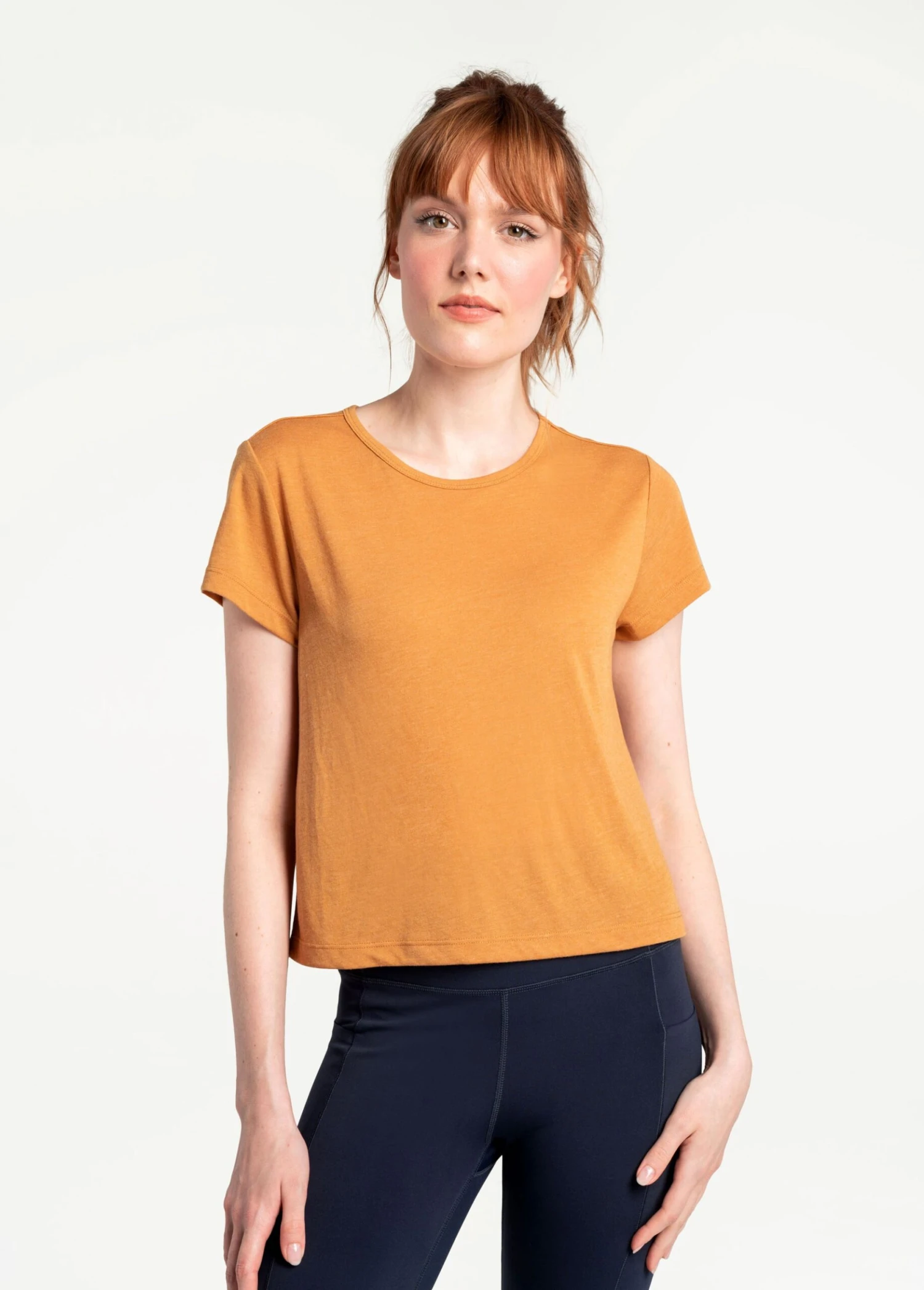 LOLE Everyday Short Sleeve - Inca Gold 1 LOLE Everyday Short Sleeve - Inca Gold