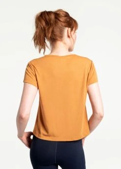 LOLE Everyday Short Sleeve - Inca Gold 7 LOLE Everyday Short Sleeve - Inca Gold -Lole Fashion Shop LSW4294 Y283 3 1900x