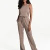 LOLE Effortless Cotton Jumpsuit - Fossil