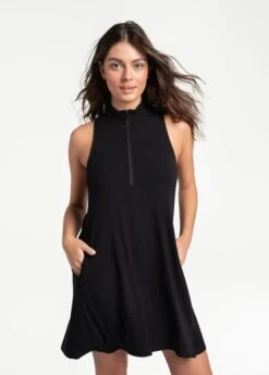 LOLE Traverse Swing Dress - Black