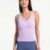 LOLE Asana V-Neck Tank Top - Lilac