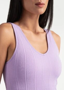 LOLE Asana V-Neck Tank Top - Lilac -Lole Fashion Shop LSW4323 P720 5 1900x