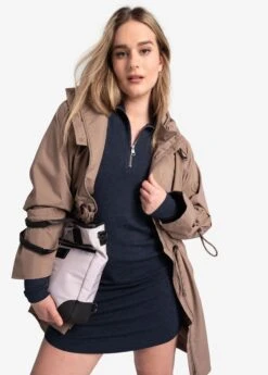 LOLE Traverse 1/2 Zip Dress - Outerspace Heather -Lole Fashion Shop LSW4370 BB07 8 1900x