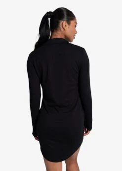 LOLE Traverse 1/2 Zip Dress - Black -Lole Fashion Shop LSW4370 N415 4 1900x