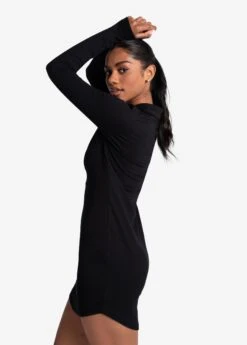 LOLE Traverse 1/2 Zip Dress - Black -Lole Fashion Shop LSW4370 N415 8 1900x