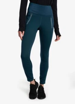 LOLE Trek Leggings - Fjord Blue