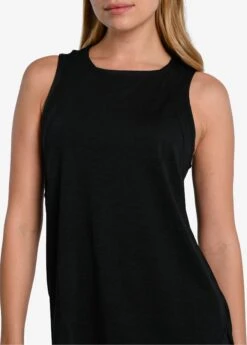 LOLE Performance Wool Moisture-wicking Tank Top - Black 6 LOLE Performance Wool Moisture-wicking Tank Top - Black -Lole Fashion Shop LSW4375 N415 3 1900x