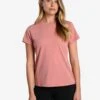 LOLE Performance Wool Moisture-wicking Short Sleeve - Peony