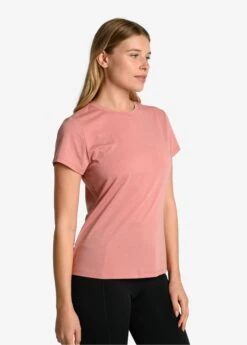 LOLE Performance Wool Moisture-wicking Short Sleeve - Peony -Lole Fashion Shop LSW4377 K135 4 1900x
