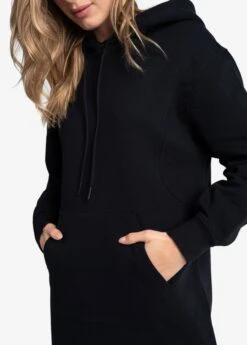 LOLE Easy Hoodie Oversized Dress - Black -Lole Fashion Shop LSW4382 N415 5 1900x