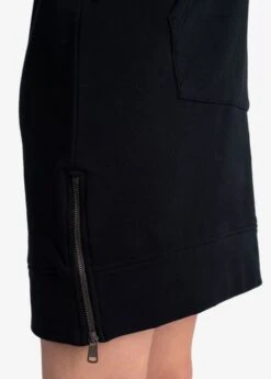 LOLE Easy Hoodie Oversized Dress - Black -Lole Fashion Shop LSW4382 N415 6 1900x