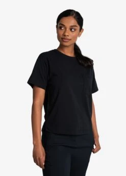 LOLE Effortless Cotton Tee - Black -Lole Fashion Shop LSW4384 N415 3 1900x