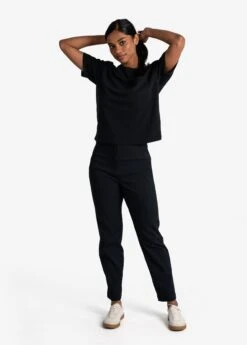 LOLE Effortless Cotton Tee - Black -Lole Fashion Shop LSW4384 N415 4 1900x