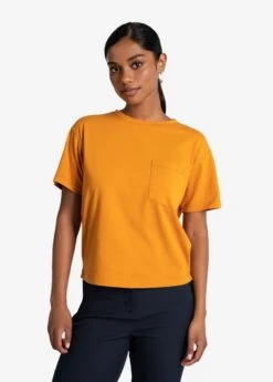 LOLE Effortless Cotton Tee - Inca Gold