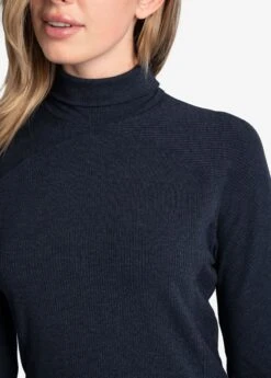 LOLE Traverse Turtle Neck Long Sleeve - Outerspace Heather -Lole Fashion Shop LSW4396 BB07 5 1900x
