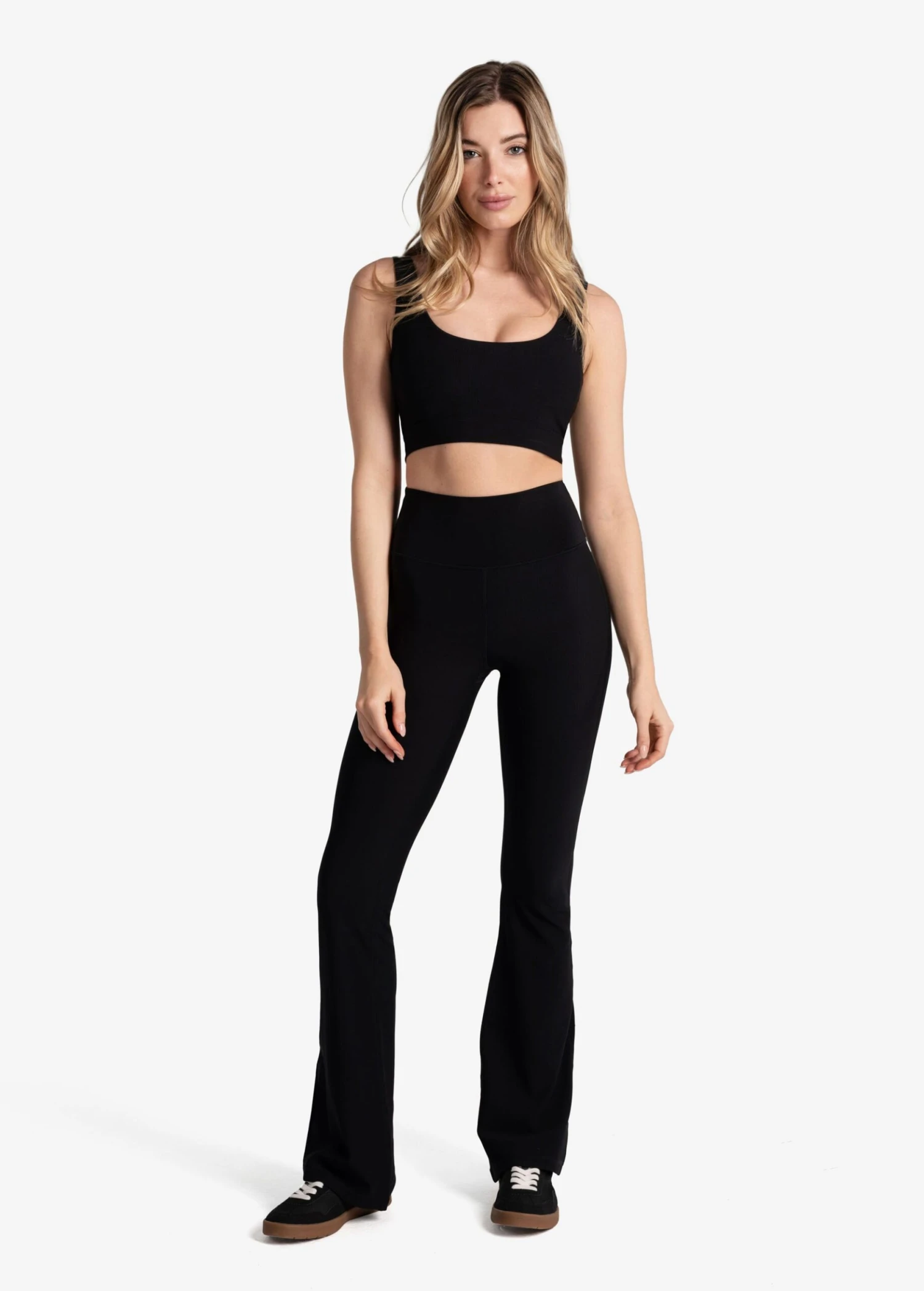 LOLE Sculpt Rib Bra - Black 4 LOLE Sculpt Rib Bra - Black - Image 4