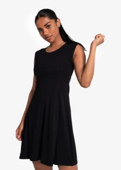 LOLE Traverse Short Sleeve Dress - Black