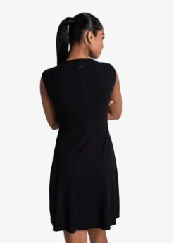 LOLE Traverse Short Sleeve Dress - Black -Lole Fashion Shop LSW4414 N415 5 1900x