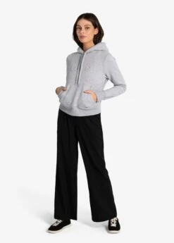 LOLE Lolë Icon Pullover Hoodie - Light Grey Heather -Lole Fashion Shop LSW4417 G178 5 1900x