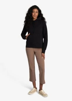 LOLE Lolë Icon Pullover Hoodie - Black -Lole Fashion Shop LSW4417 N415 4 1900x