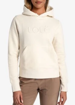 LOLE Lolë Icon Pullover Hoodie - Cream -Lole Fashion Shop LSW4417 W441 3 1900x