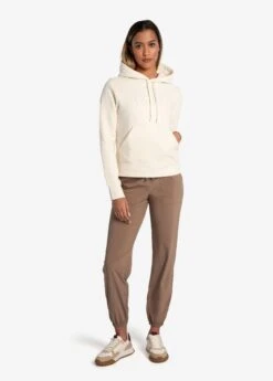 LOLE Lolë Icon Pullover Hoodie - Cream -Lole Fashion Shop LSW4417 W441 4 1900x