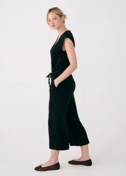 LOLE Effortless Wrap Jumpsuit - Black -Lole Fashion Shop LSW4425 N415 3 1900x