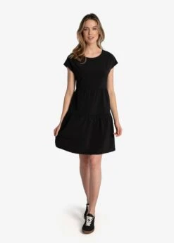 Best Seller 3 LOLE Olivie Short Sleeve Dress - Black