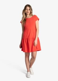 Best Seller 5 LOLE Olivie Short Sleeve Dress - Cayenne