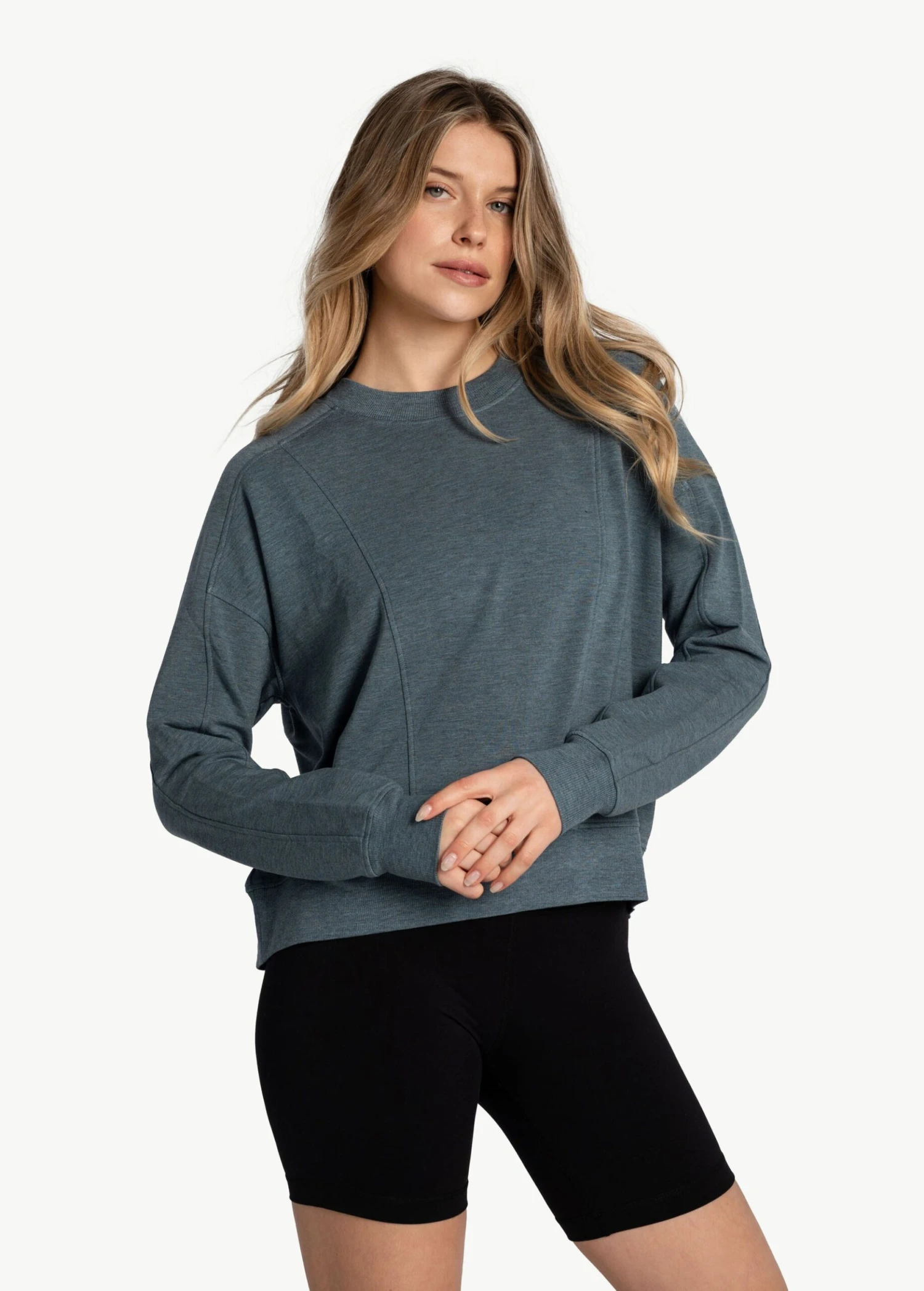 LOLE Chalet Long Sleeve Shirt - Ash Heather 1 LOLE Chalet Long Sleeve Shirt - Ash Heather