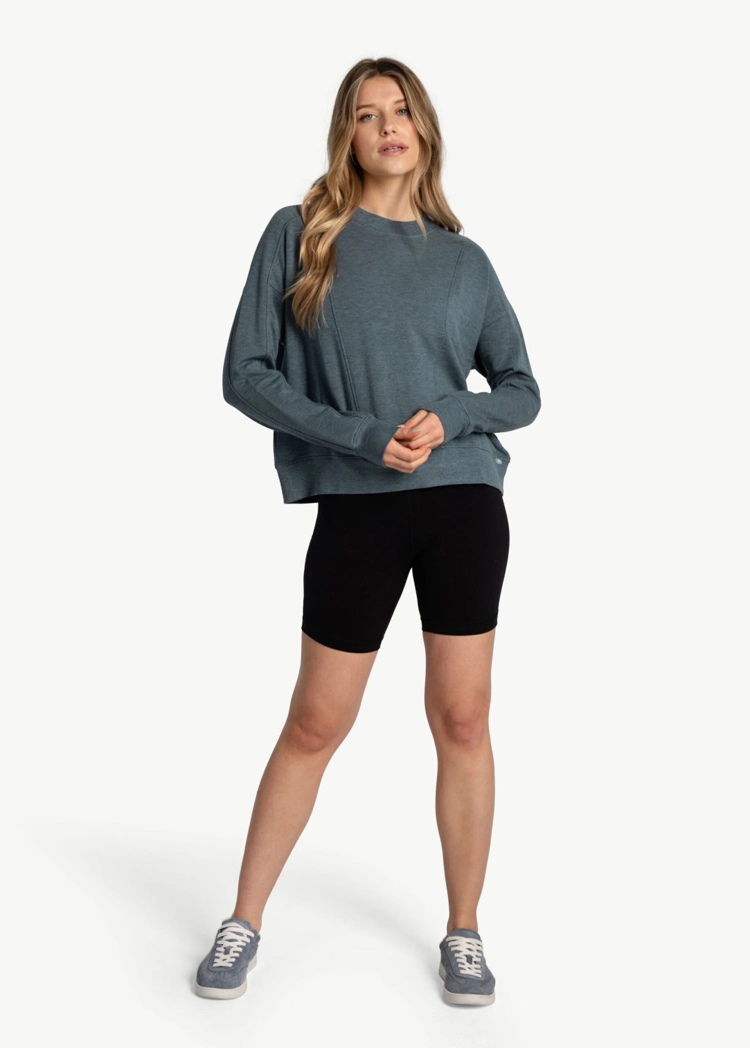 LOLE Chalet Long Sleeve Shirt - Ash Heather 2 LOLE Chalet Long Sleeve Shirt - Ash Heather - Image 2