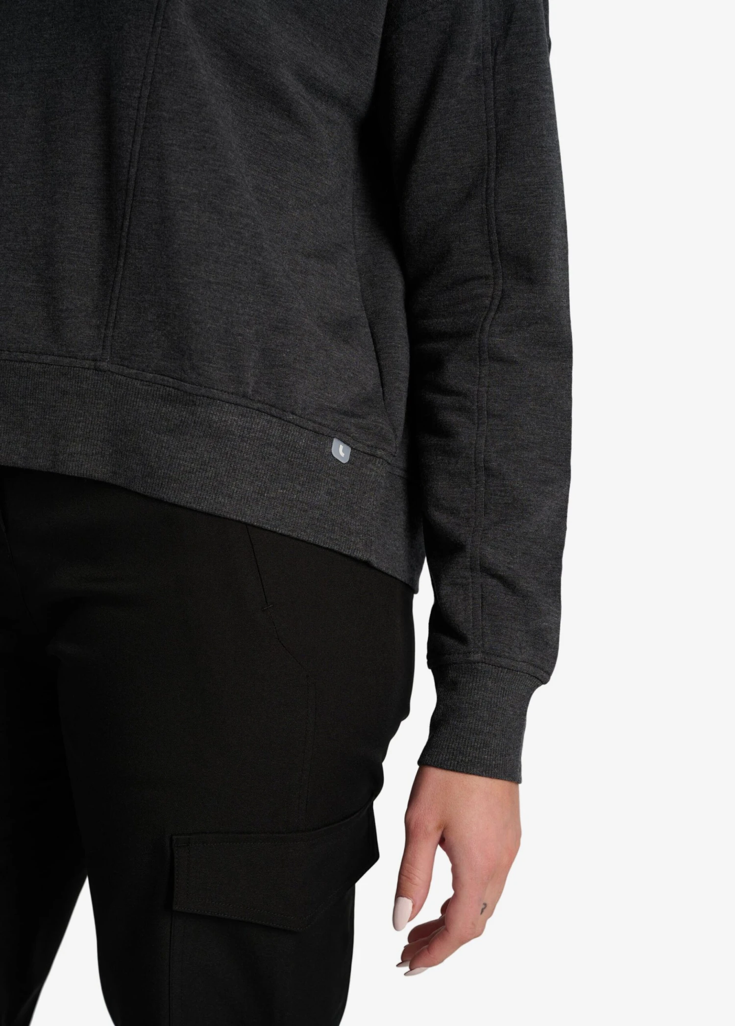 LOLE Chalet Long Sleeve Shirt - Black Heather 4 LOLE Chalet Long Sleeve Shirt - Black Heather - Image 4