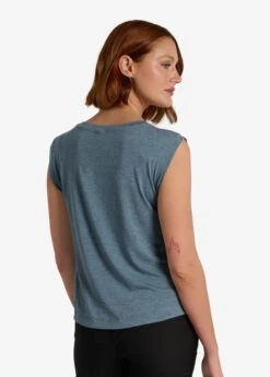 LOLE Elisia Short Sleeve Shirt - Ash Heather -Lole Fashion Shop LSW4498 G922 3 1900x