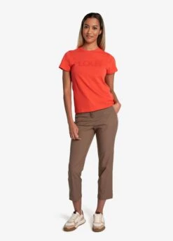 LOLE Lolë Icon Short Sleeve Shirt - Cayenne -Lole Fashion Shop LSW4501 R397 4 1900x