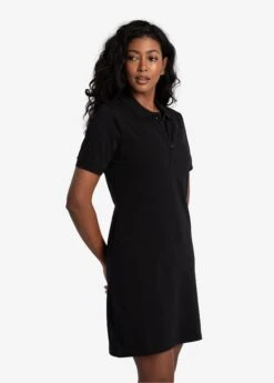 LOLE Effortless Polo Dress - Black -Lole Fashion Shop LSW4507 N415 3 1900x