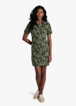 LOLE Effortless Polo Dress - Rio Floral Kombu -Lole Fashion Shop LSW4507 V807 5 1900x